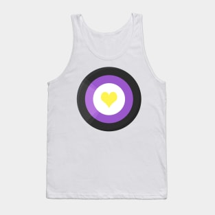 Pride Shield - Enby Flag Tank Top